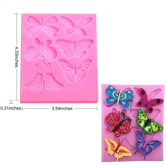 Butterflies Fondant Mould Butterflies Fondant Mould