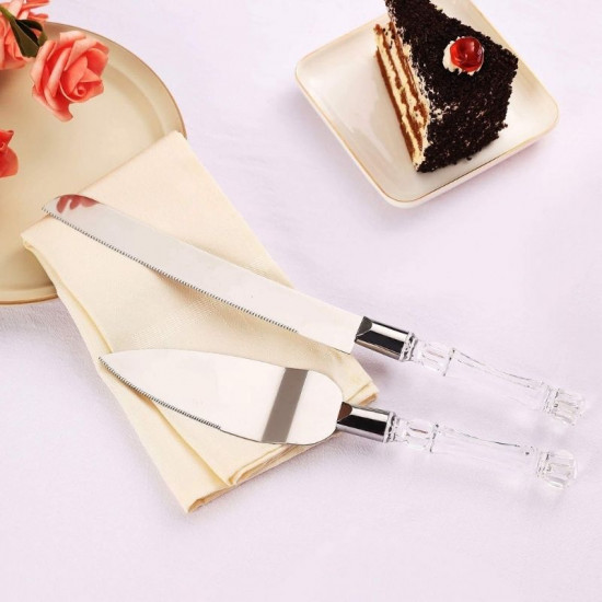 Cake Knife And Server 2 Pieces Set