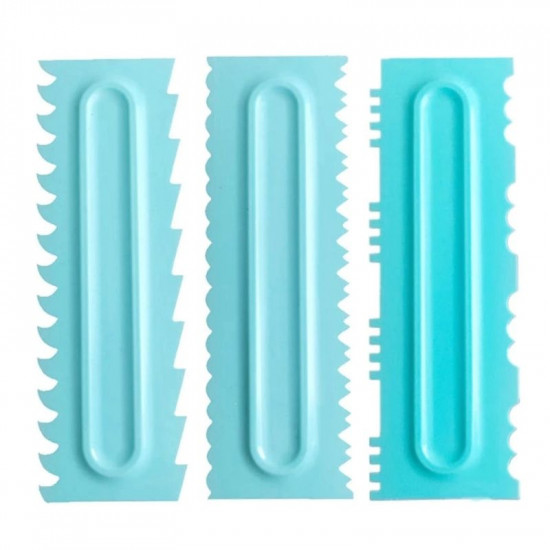 Plastic Cake Scraper Set (D Style)