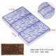 Camouflage Shape Chocolate Bar Polycarbonate Chocolate Mould