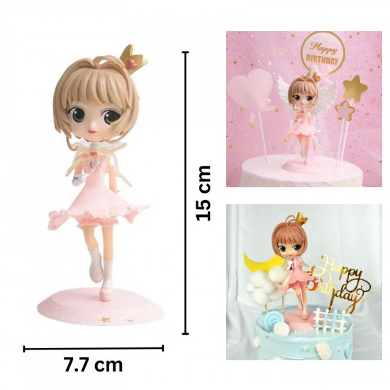 Cartoon Anime Card Captor Sakura Doll Cake Topper