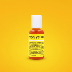 Lemon Yellow Gel Colour - Chefmaster