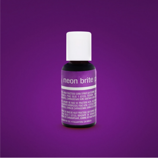 Neon Brite Purple Gel Colour - Chefmaster