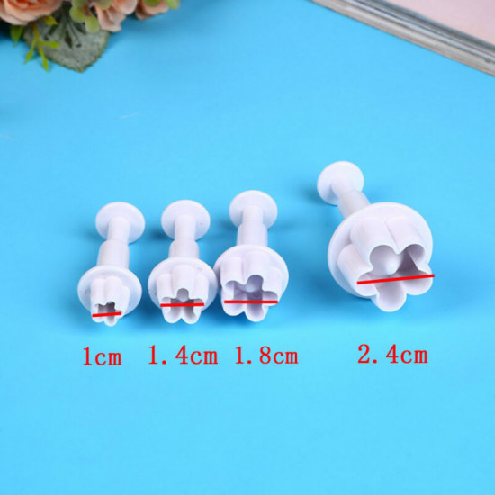 Cherry Blossom Flower Shape Plunger Cutter