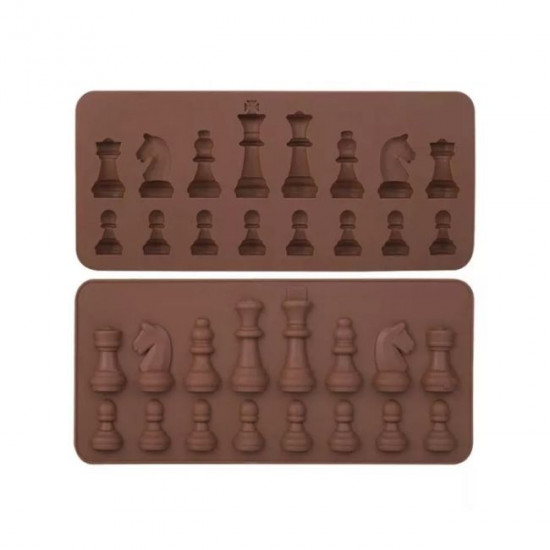 Chess Shape Silicone Chocolate Mould