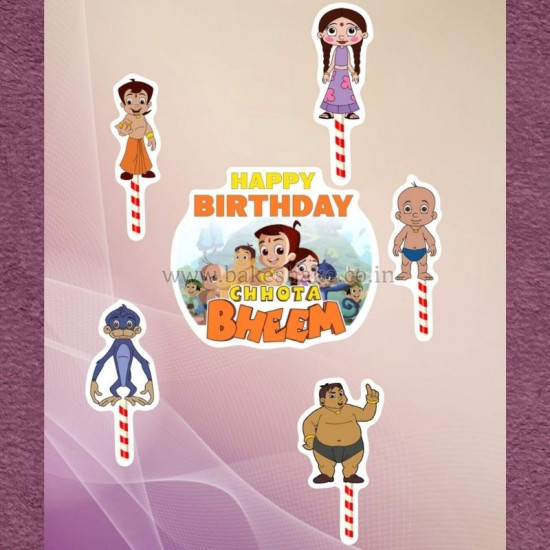 Chota Bheem Paper Toppers (Set of 6)