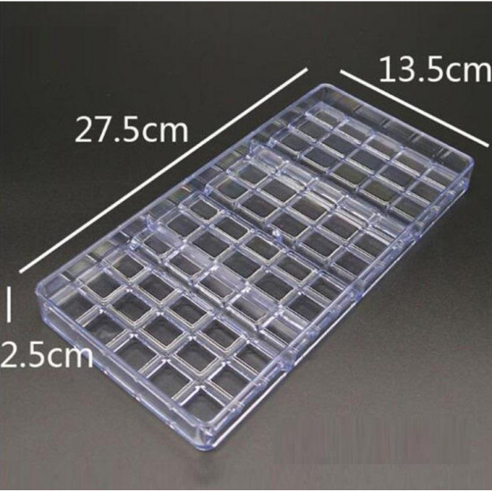 Chocolate Bar Shape Polycarbonate Chocolate Mould