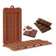 24 Cavity Chocolate Bar Silicone Chocolate Mould