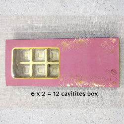 Chocolate Box Floral 12 Cavity (Set of 5)