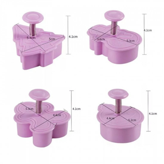 Christmas Theme Plunger Cutter Set