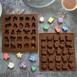 Christmas Theme Silicone Chocolate Mould (Style 4)