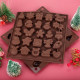 Christmas Theme Silicone Chocolate Mould (Style 4)