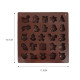 Christmas Theme Silicone Chocolate Mould (Style 4)