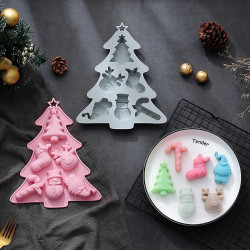 Christmas Theme Silicone Chocolate Mould (Style 5)