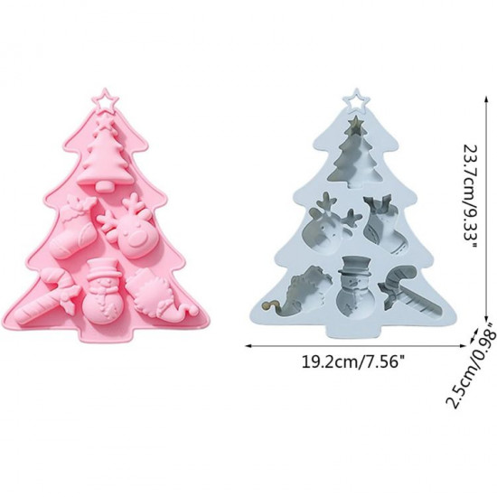 Christmas Theme Silicone Chocolate Mould (Style 5)