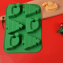 Christmas Theme Silicone Chocolate Mould (Style 7)