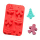 Christmas Theme Silicone Chocolate Mould (Style 9)