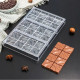 Circle Design Chocolate Bar Polycarbonate Chocolate Mould