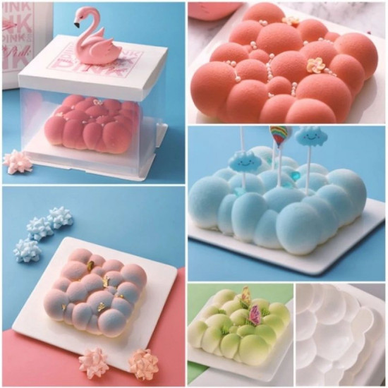 Cloud Shape Silicone Cake Mould