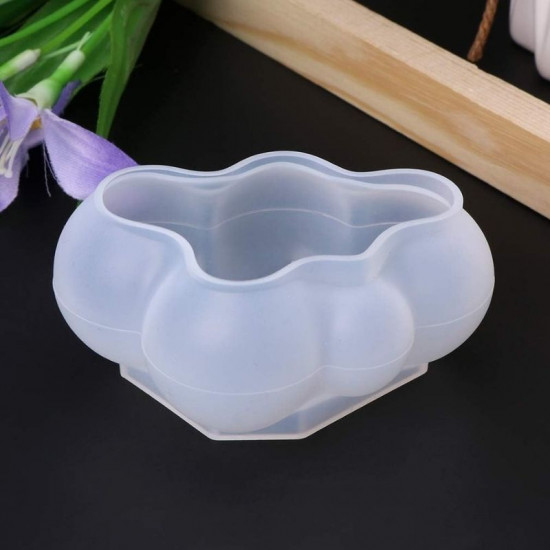 3D Cloud Silicone Mould for Candy, Candle, Soap, Lotion Bar, Fondant, Ice Cube