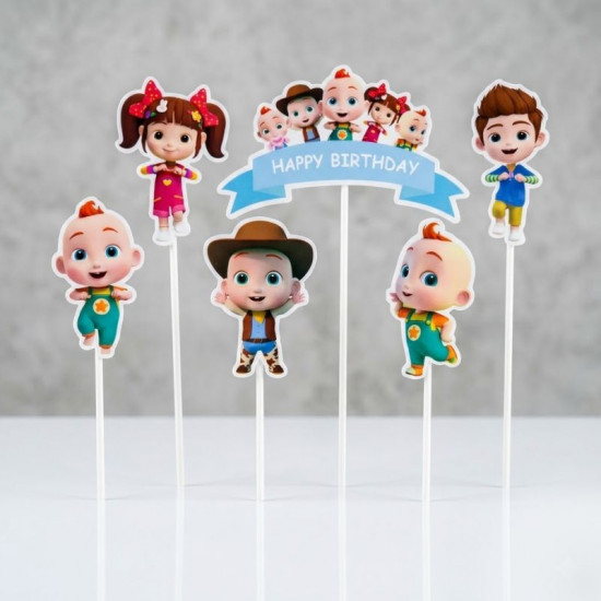 Cocomelon Cartoon Paper Topper