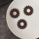 Silicone Chocolate Garnishing Mould - Cog Wheels