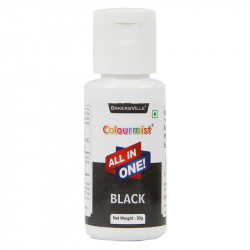 Black All In One Food Colour - Colourmist