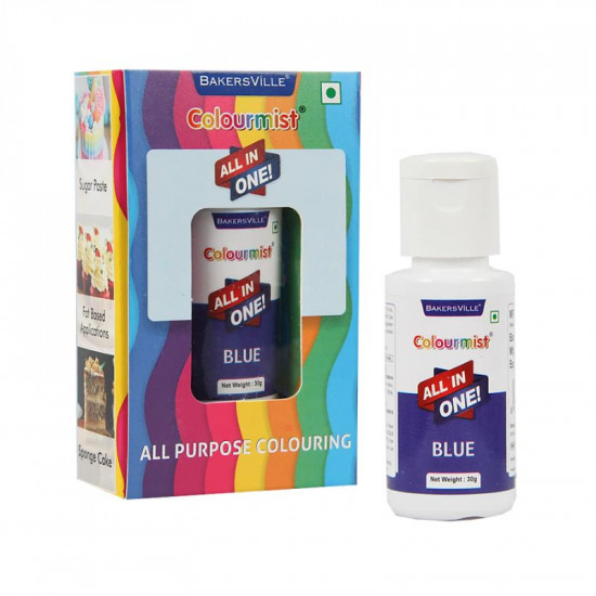 Blue All In One Food Colour - Colourmist