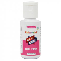 Hot Pink All In One Food Colour - Colourmist