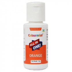 Orange All In One Food Colour - Colourmist