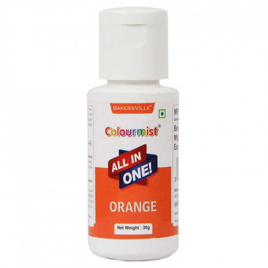 Orange All In One Food Colour - Colourmist