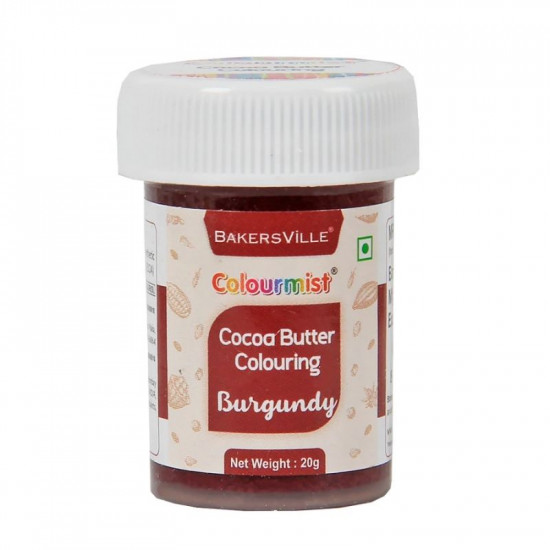 Burgundy Cocoa Butter Colouring - Colourmist (20g)