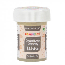 White Cocoa Butter Colouring - Colourmist (20g)