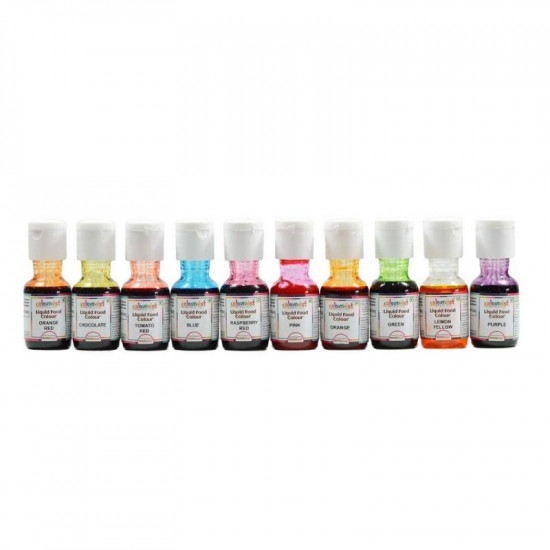 Colourmist Liquid Colours Assorted Pack of 10