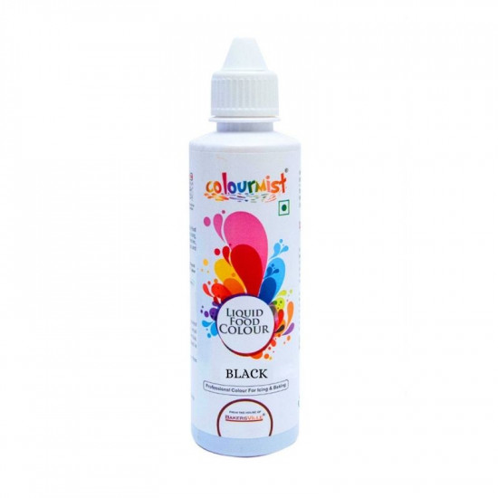 Black Liquid Colour (500 Ml) - Colourmist