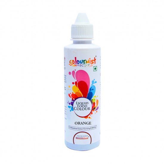 Orange Liquid Colour (500 Ml) - Colourmist