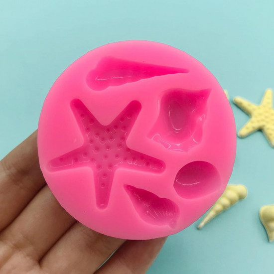 Conch Sea Shell Starfish Silicone Mould