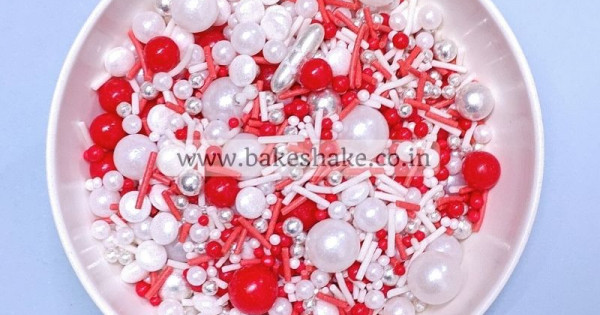 Springkle 250g Sprinkle Mix White Red - 15 (250g)