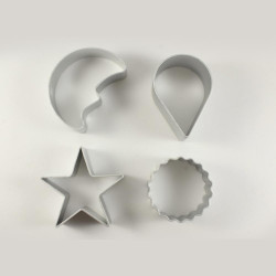 Sky Theme Cookie Or Fondant Cutter Set of 4