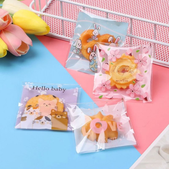 Cookie Pouch 100 Pieces (2 Random Design) Cookie Pouch 100 Pieces (2 Random Design)