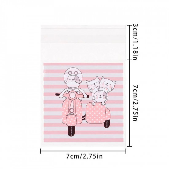 Cookie Pouch 100 Pieces (2 Random Design) Cookie Pouch 100 Pieces (2 Random Design)