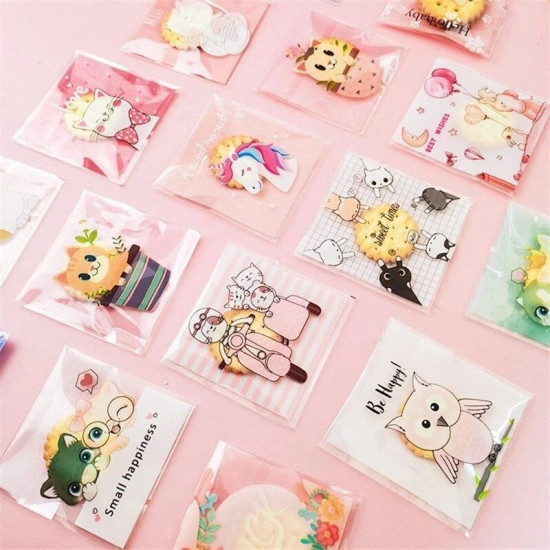 Cookie Pouch 100 Pieces (2 Random Design) Cookie Pouch 100 Pieces (2 Random Design)