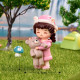 Cute Couple Kids Holding Teddy Bear Miniature Figurines (Style 24)