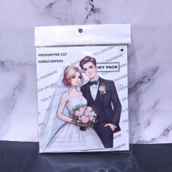 Couple Theme Wafer T379 - Tastycrafts