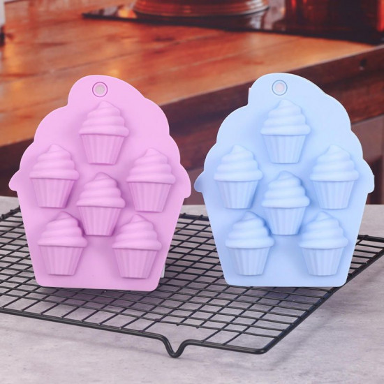 Cupcake Shape Silicone Chocolate Mould