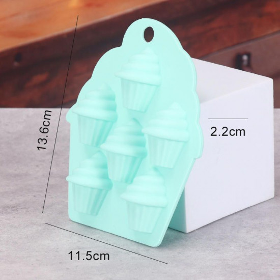 Cupcake Shape Silicone Chocolate Mould
