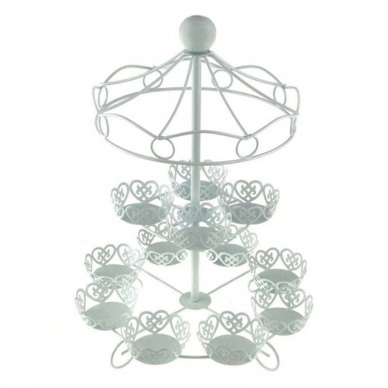 2 Layer Cupcake Stand Carousel - 12 Holders