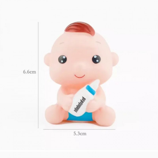 Cute Baby Boy with Feeding Bottle Cake Topper | Baby Shower Cake Topper