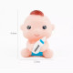 Cute Baby Boy with Feeding Bottle Cake Topper | Baby Shower Cake Topper