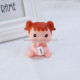 Cute Baby Girl with Feeding Bottle Cake Topper | Baby Shower Cake Topper